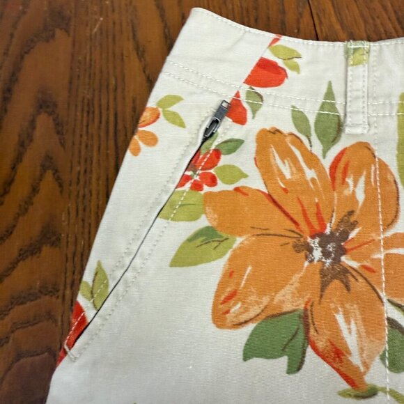 Eddie Bauer Stretch fall floral stretch skirt, size 12 - Picture 2 of 8